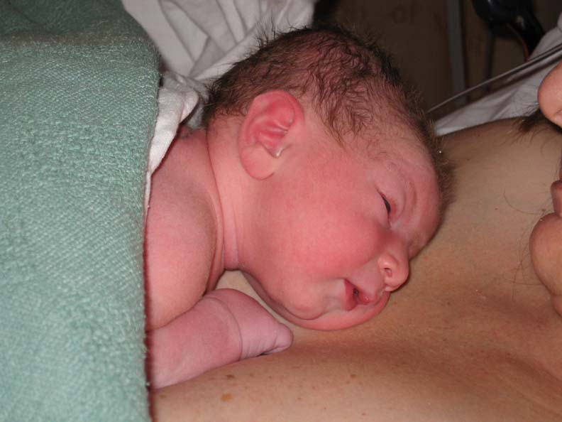 zoey day 1 with mommy 1